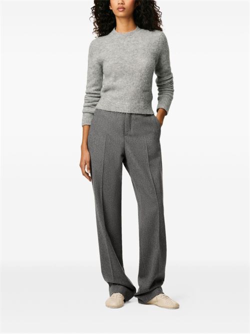 Pantalone largo in lana AMI PARIS | FTR423WV0058050